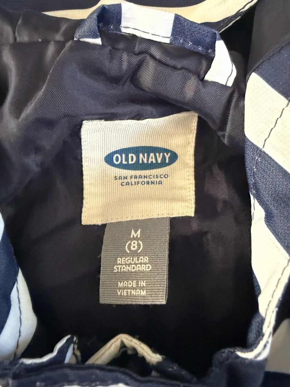 Boys Light Jacket Windbreaker Size 8